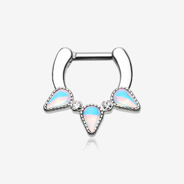 Iridescent Revo Trident Septum Clicker